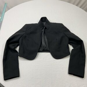 Anne Klein Black Cropped Blazer